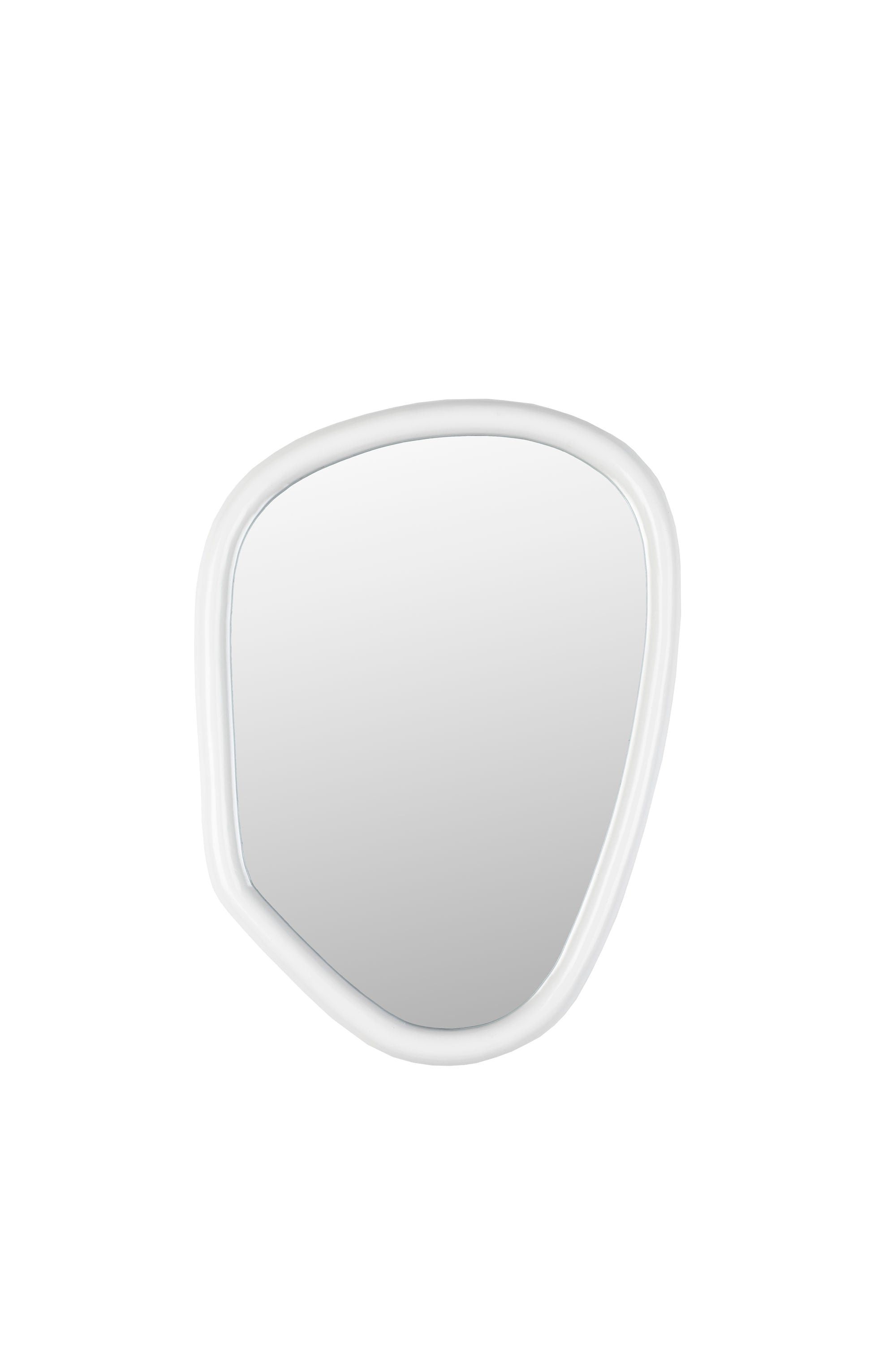 Zuiver Looks Organic Off-White Mango Wood Wall Mirror Small